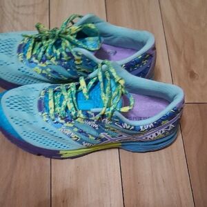 Asics Women's Blue and Purple Athletic Shoes
